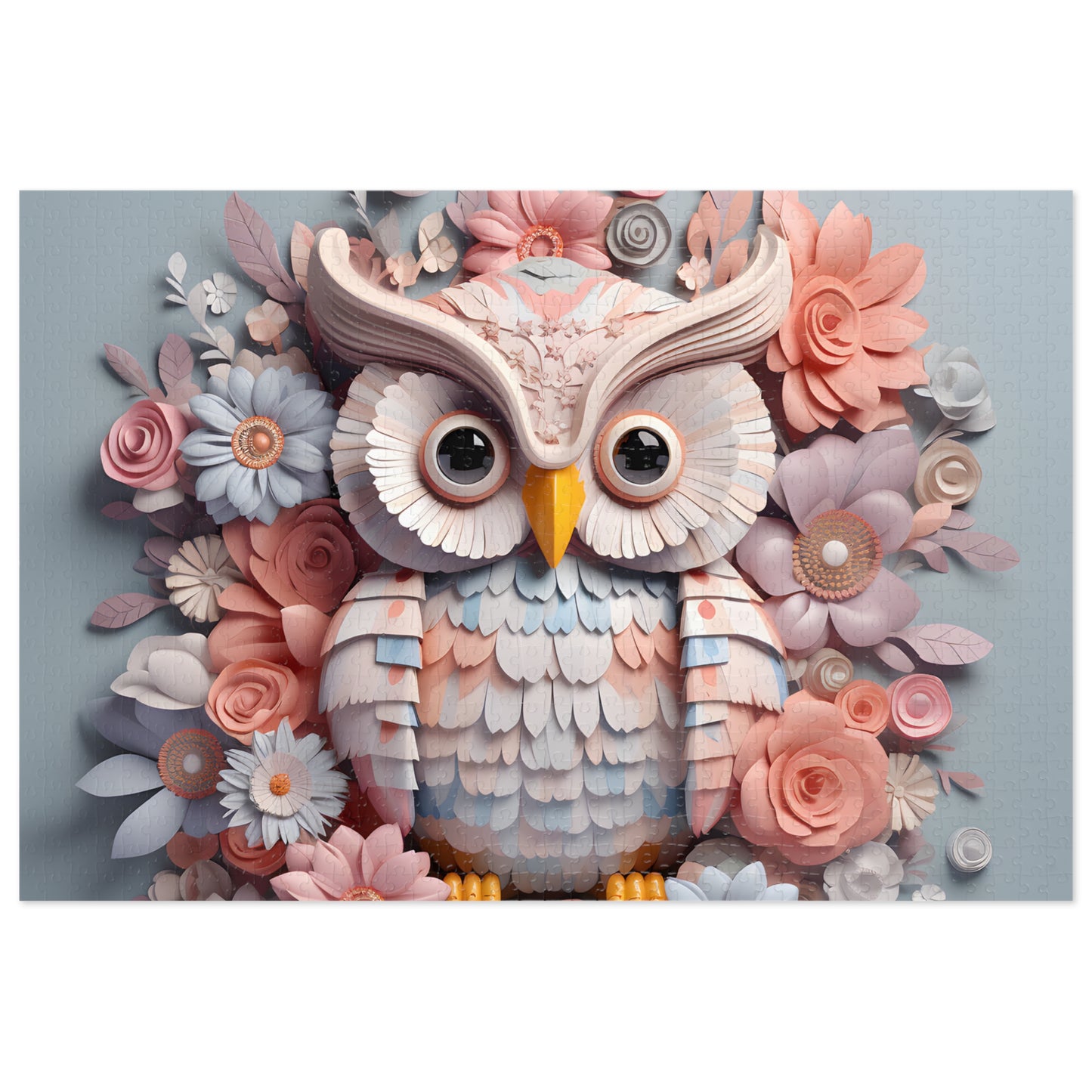 Jigsaw Puzzle, Owl, Personalised/Non-Personalised (30, 110, 252, 500,1000-Piece)