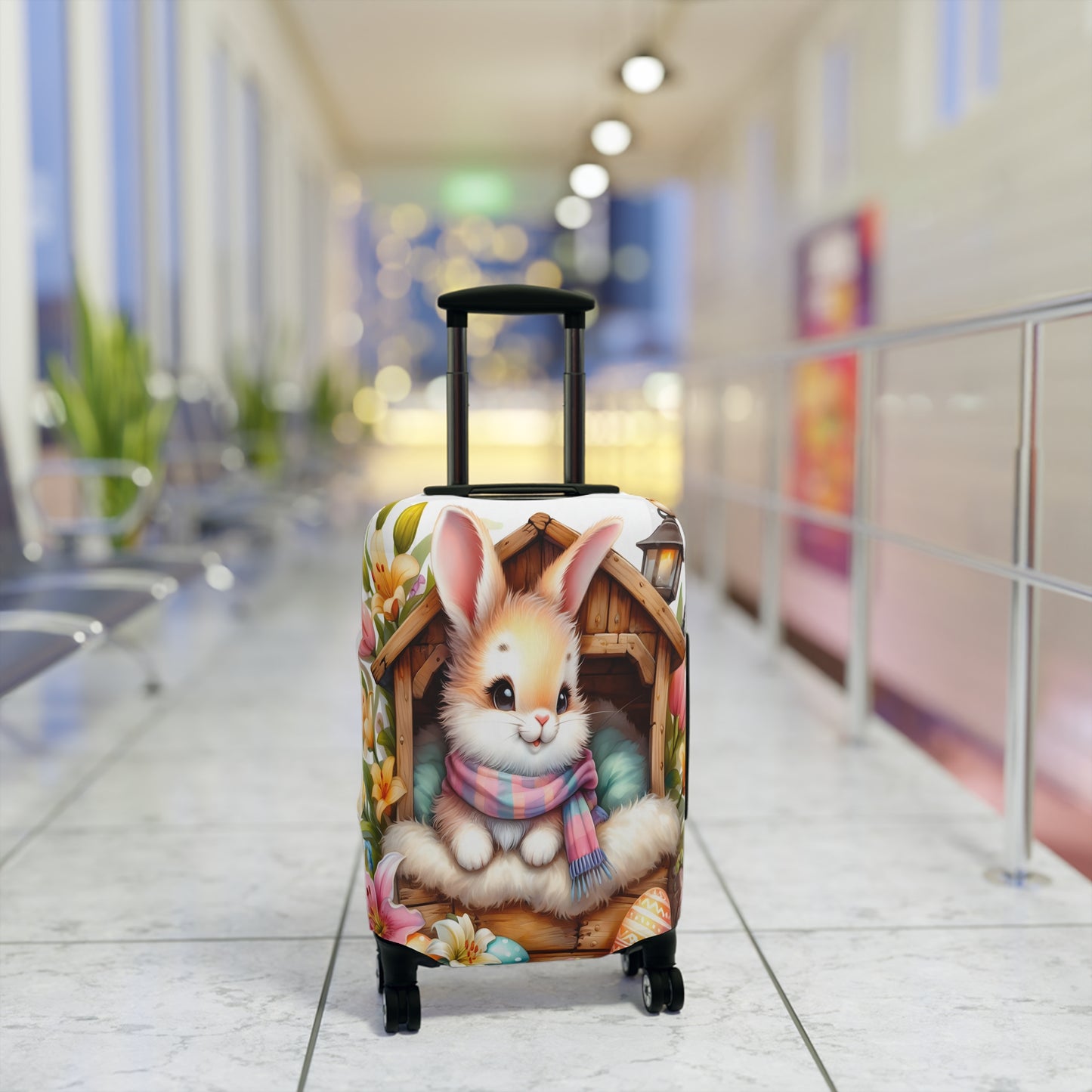 Luggage Cover, Easter, Rabbit, awd-1609