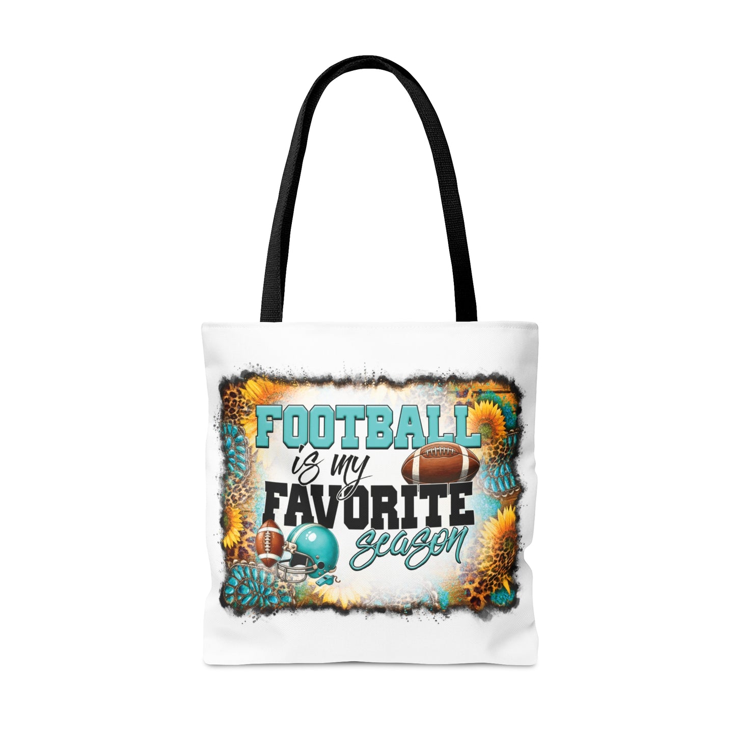 Tote Bag, Western, Football is my favorite season