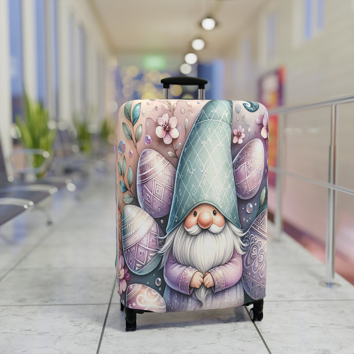 Luggage Cover, Easter, Gnome, awd-715