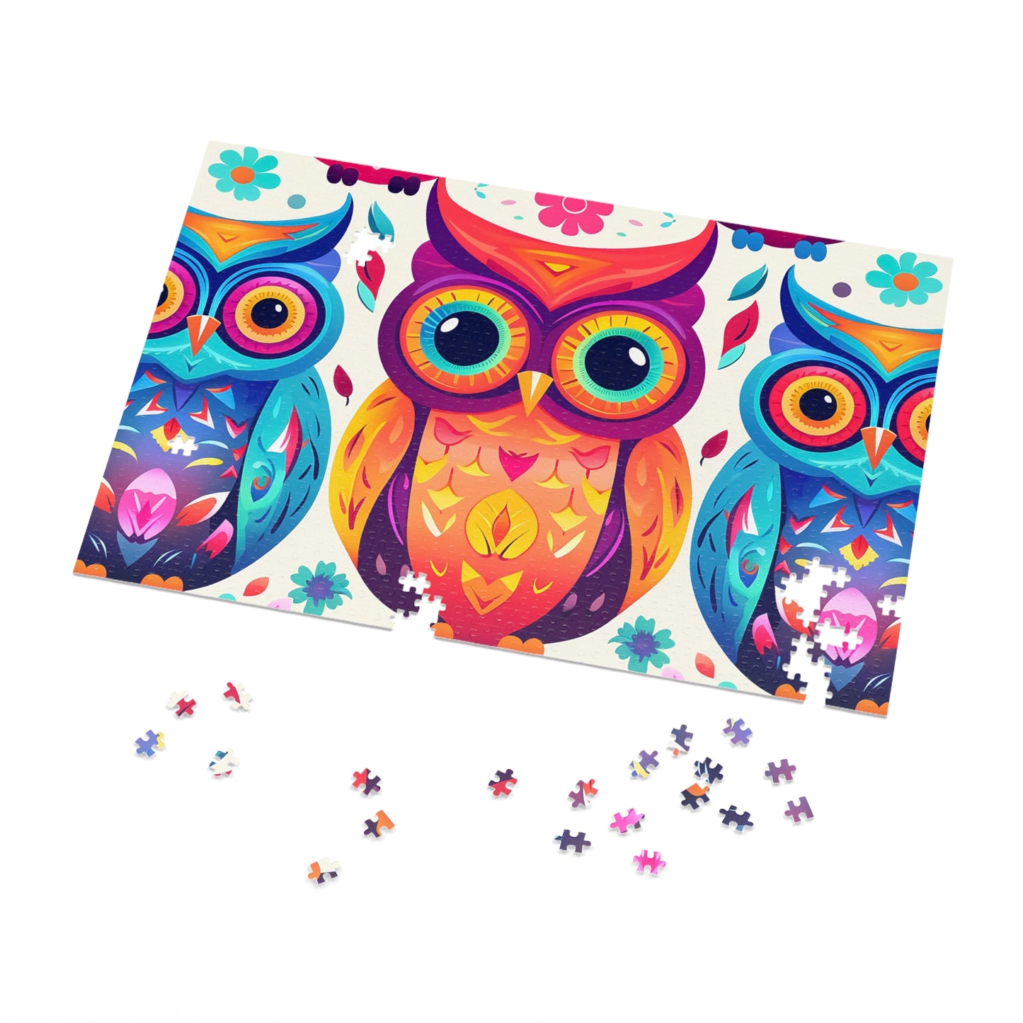 Jigsaw Puzzle, Owl, Personalised/Non-Personalised (30, 110, 252, 500,1000-Piece)