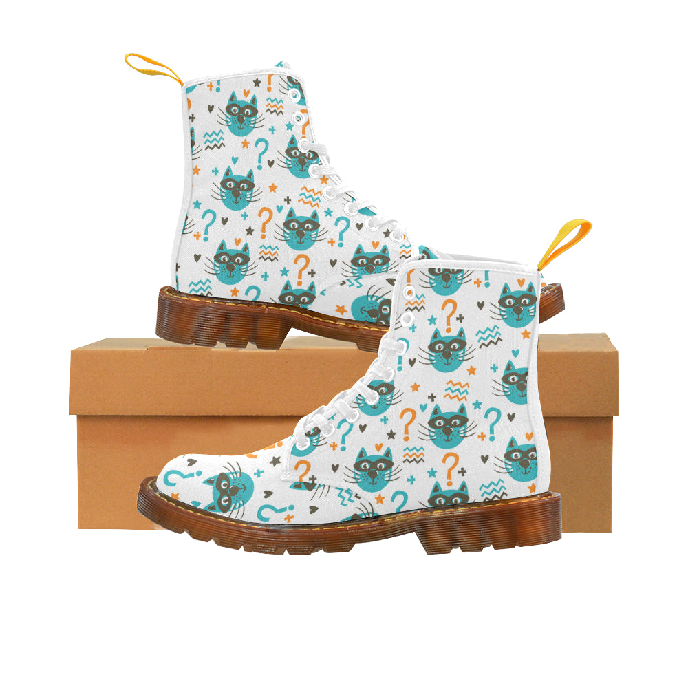 funny cats in masks Martin Boots For Women Model 1203H