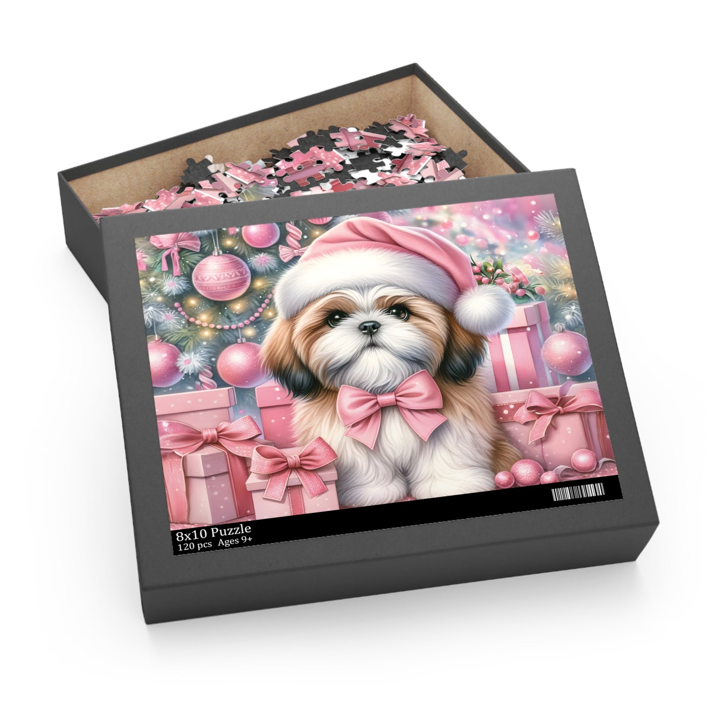 Personalised/Non-Personalised Puzzle, Christmas, Shiatzu (120, 252, 500-Piece)