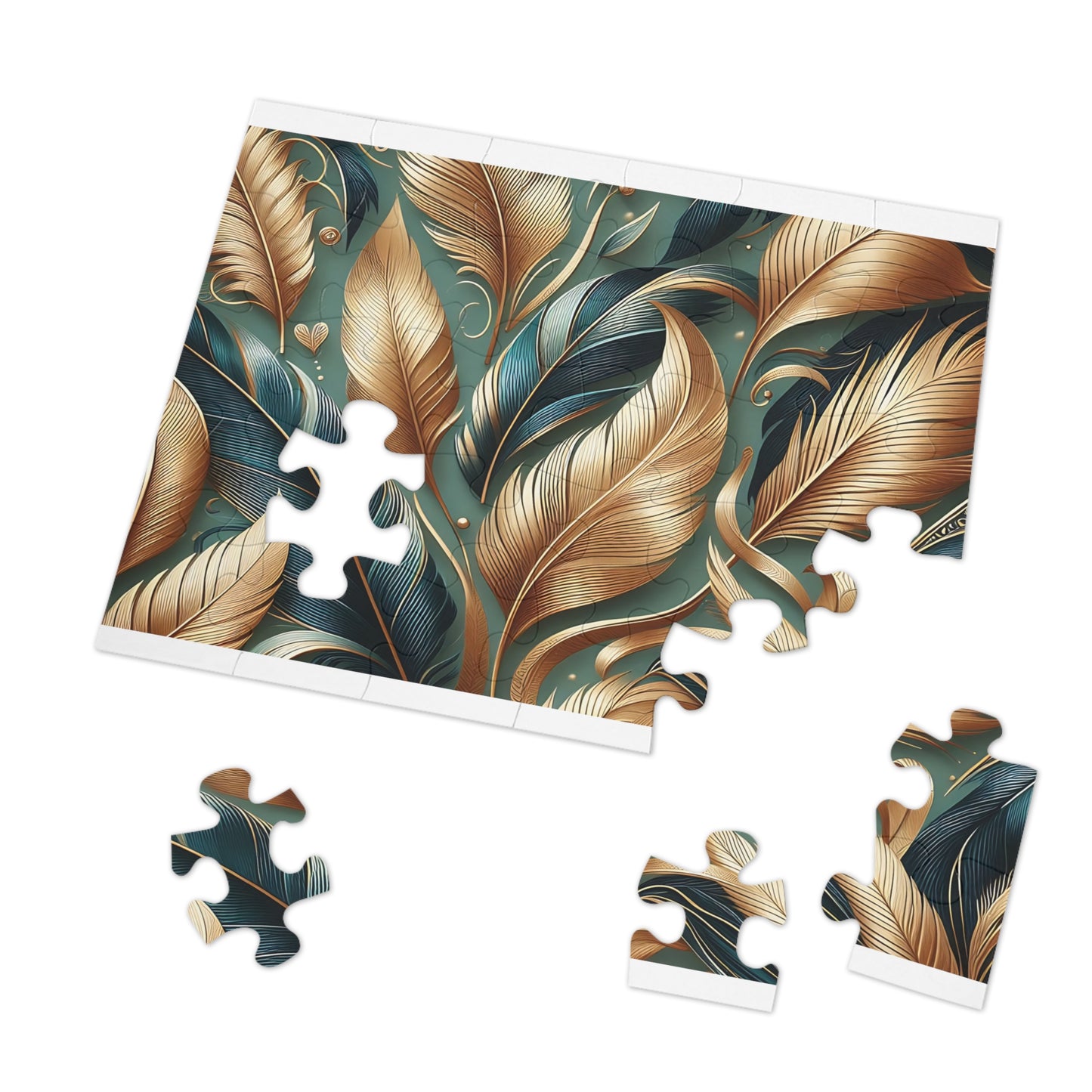 Jigsaw Puzzle, Leaves, Personalised/Non-Personalised (30, 110, 252, 500,1000-Piece)