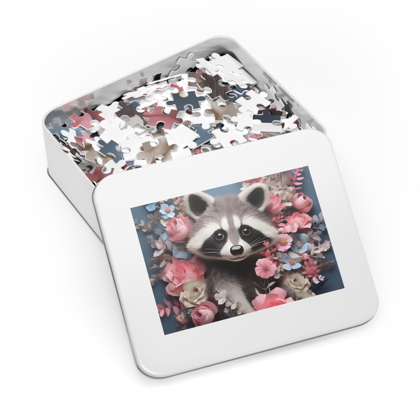 Jigsaw Puzzle, Racoon, Personalised/Non-Personalised (30, 110, 252, 500,1000-Piece)