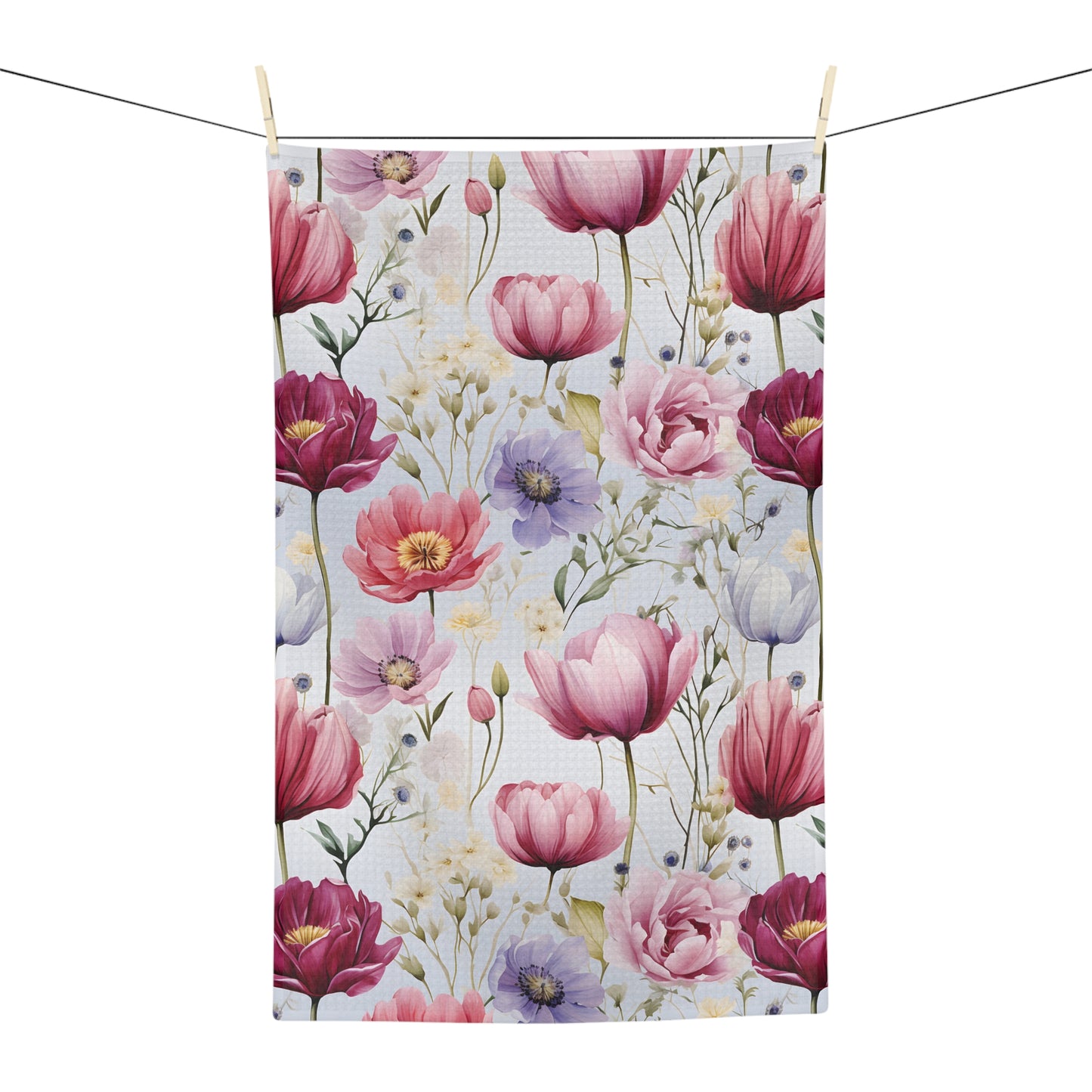 Microfiber Tea Towel Floral