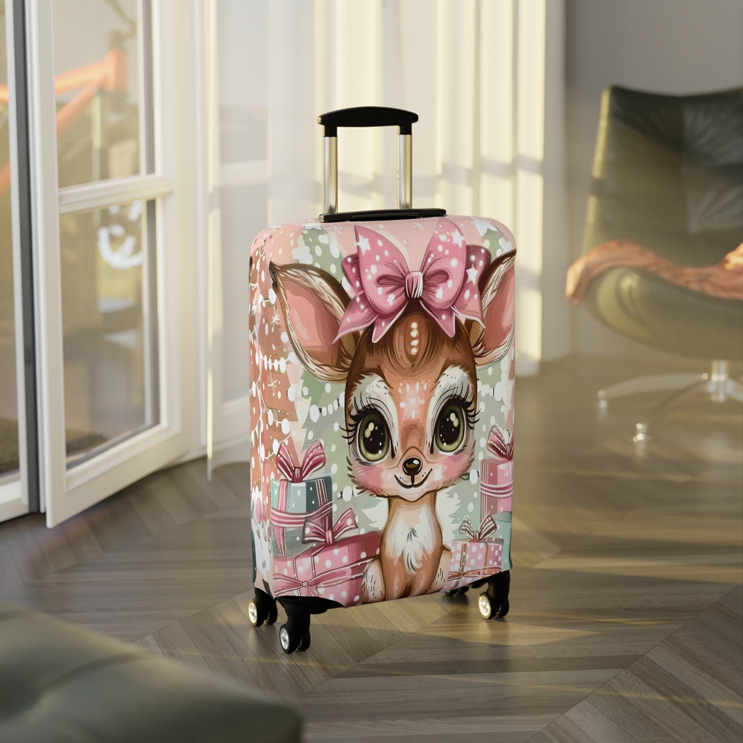 Luggage Cover, Christmas, Deer, awd-3103