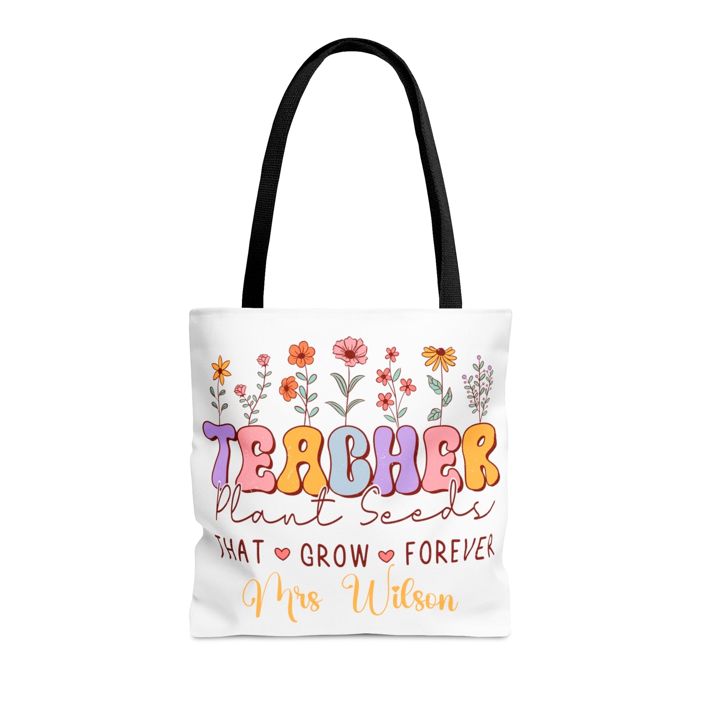 Personalised Tote Bag, Teacher Tote bag