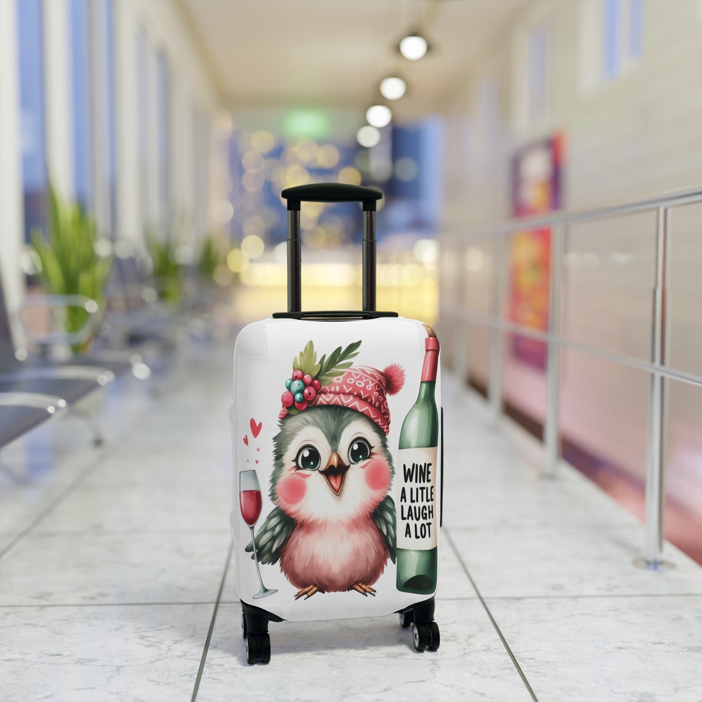 Luggage Cover, Cute Bird, awd-1647