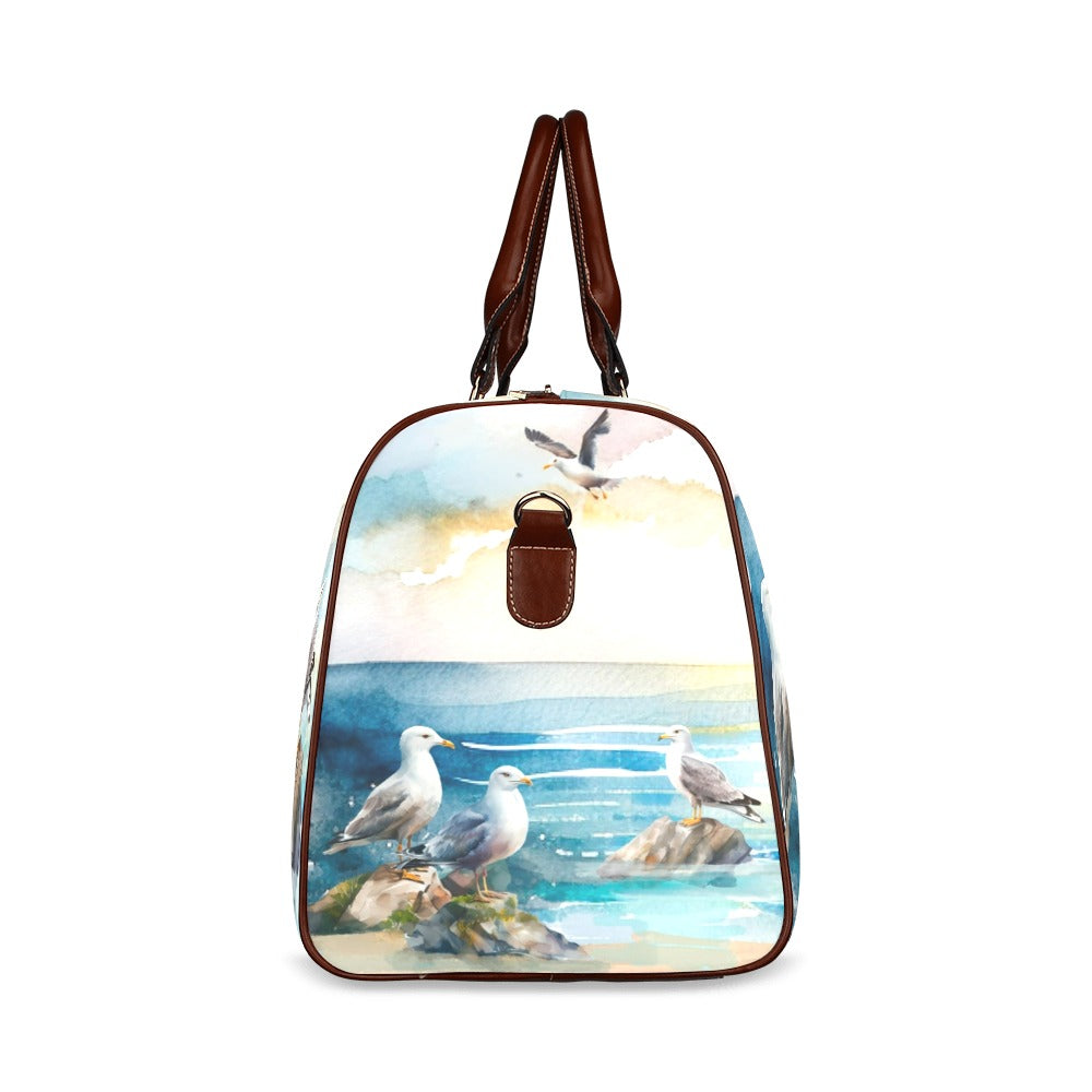 Seascape Waterproof Travel Bag/Small (Model 1639)