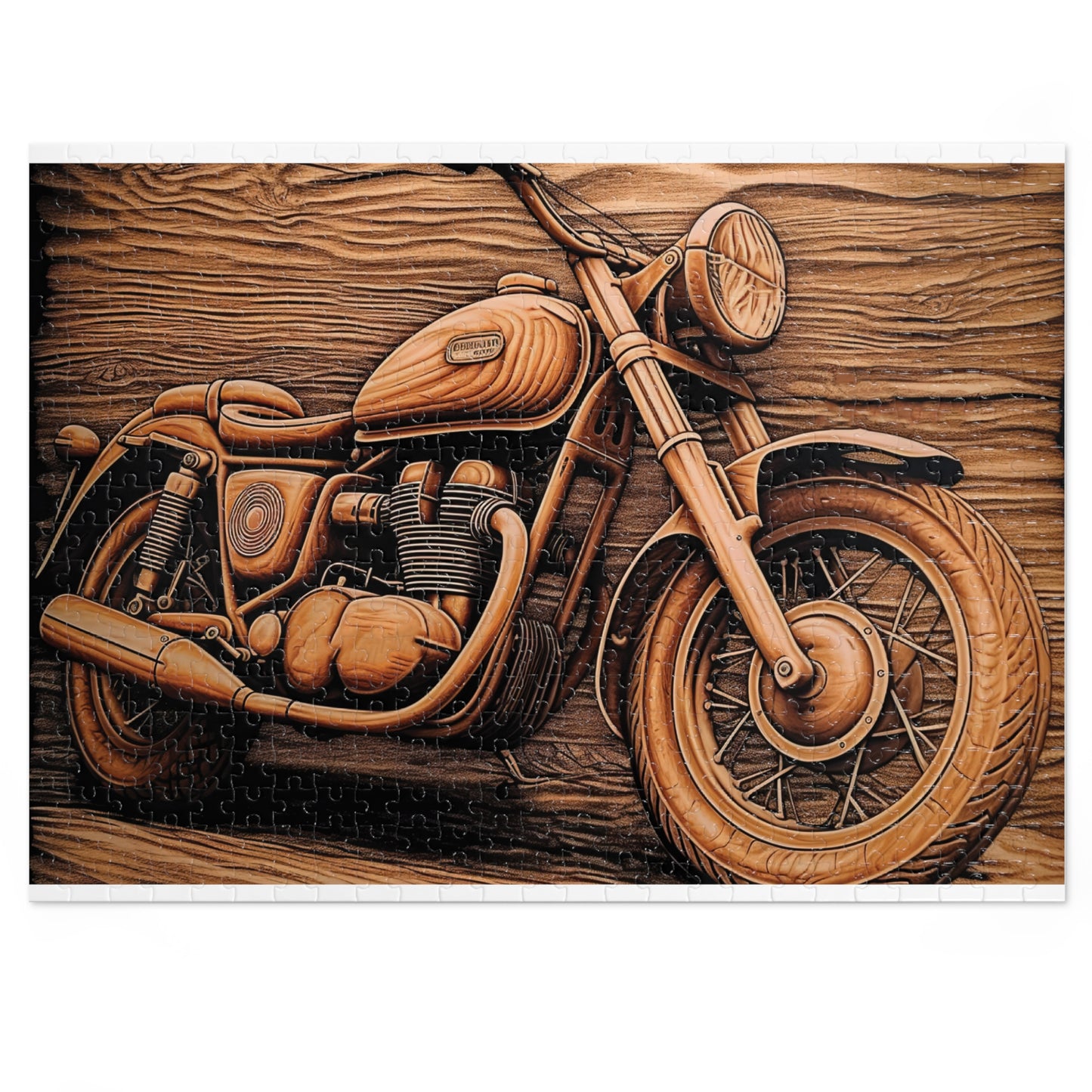 Jigsaw Puzzle, Motorbike, Personalised/Non-Personalised (30, 110, 252, 500,1000-Piece)