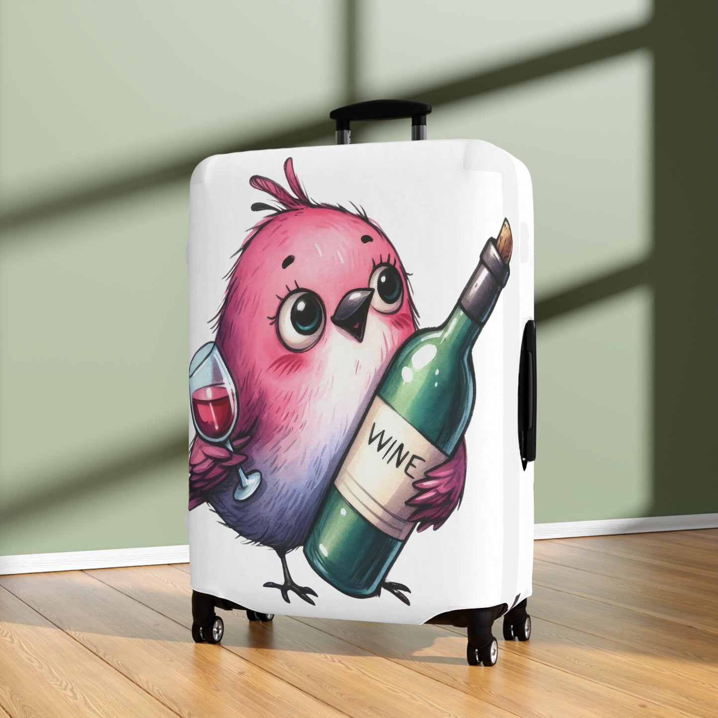 Luggage Cover, Cute Bird, awd-1646