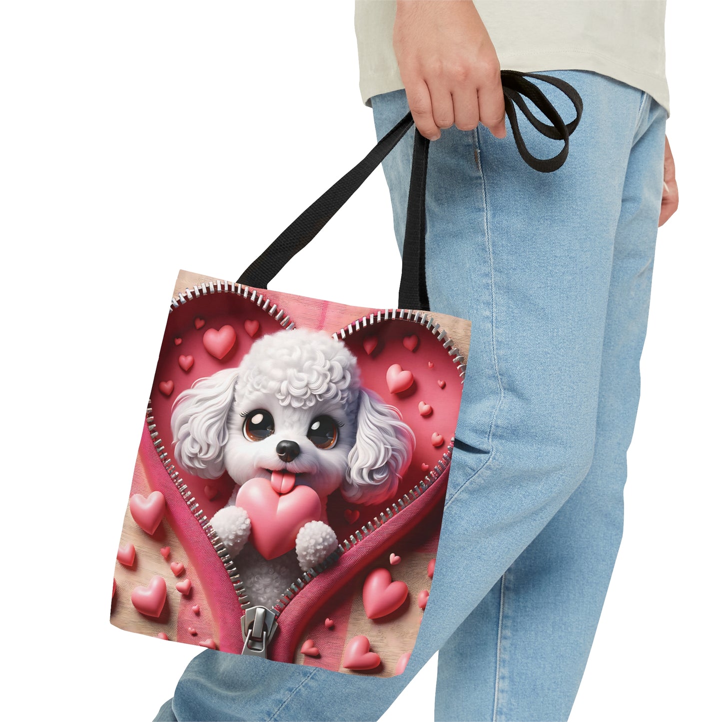 Tote Bag, Cute Dog, Personalised/Non-Personalised Tote bag