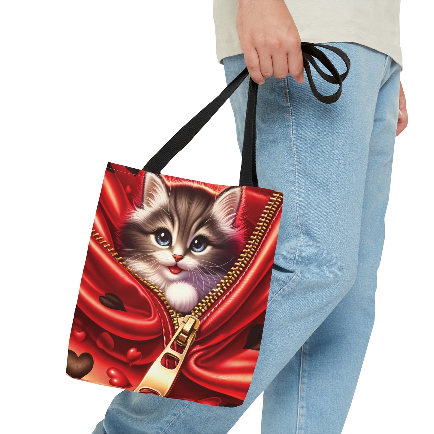 Tote Bag, Cat, Personalised/Non-Personalised Tote bag