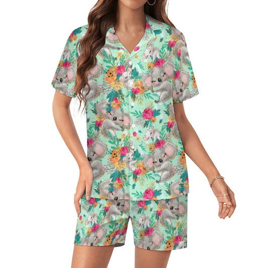 Women's Silk Satin Pajama Set Silk pajama set