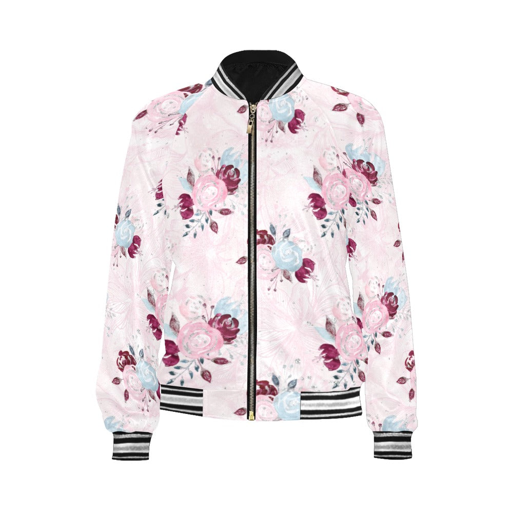 Roses Bomber Jacket for Women