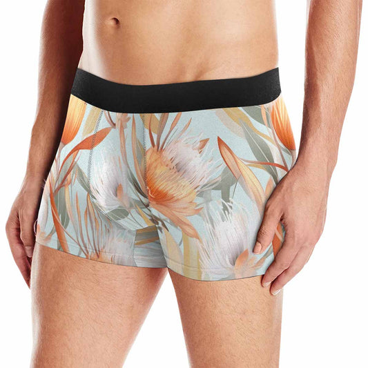 Australian Floral Green AUS Men's Boxer Briefs (Made In AUS)