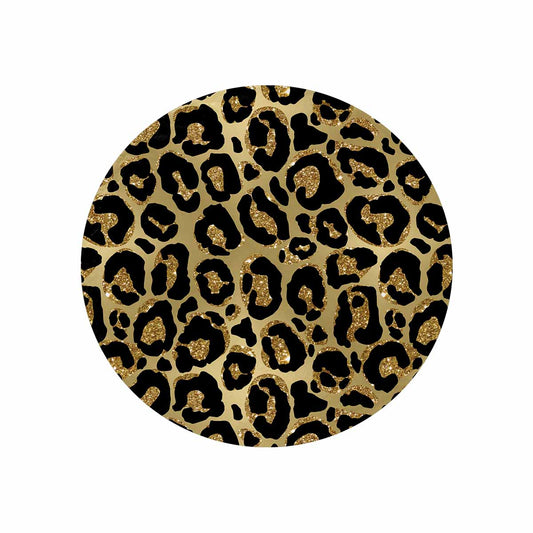 Animal Print 2  Circular Micro Fleece Blanket 60"