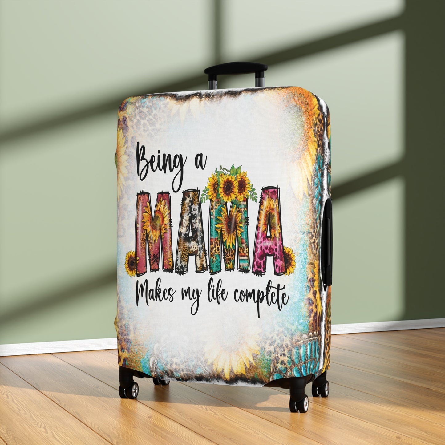 Luggage Cover, Country and Western, Being a Mama Makes my Life Complete, awd-1021