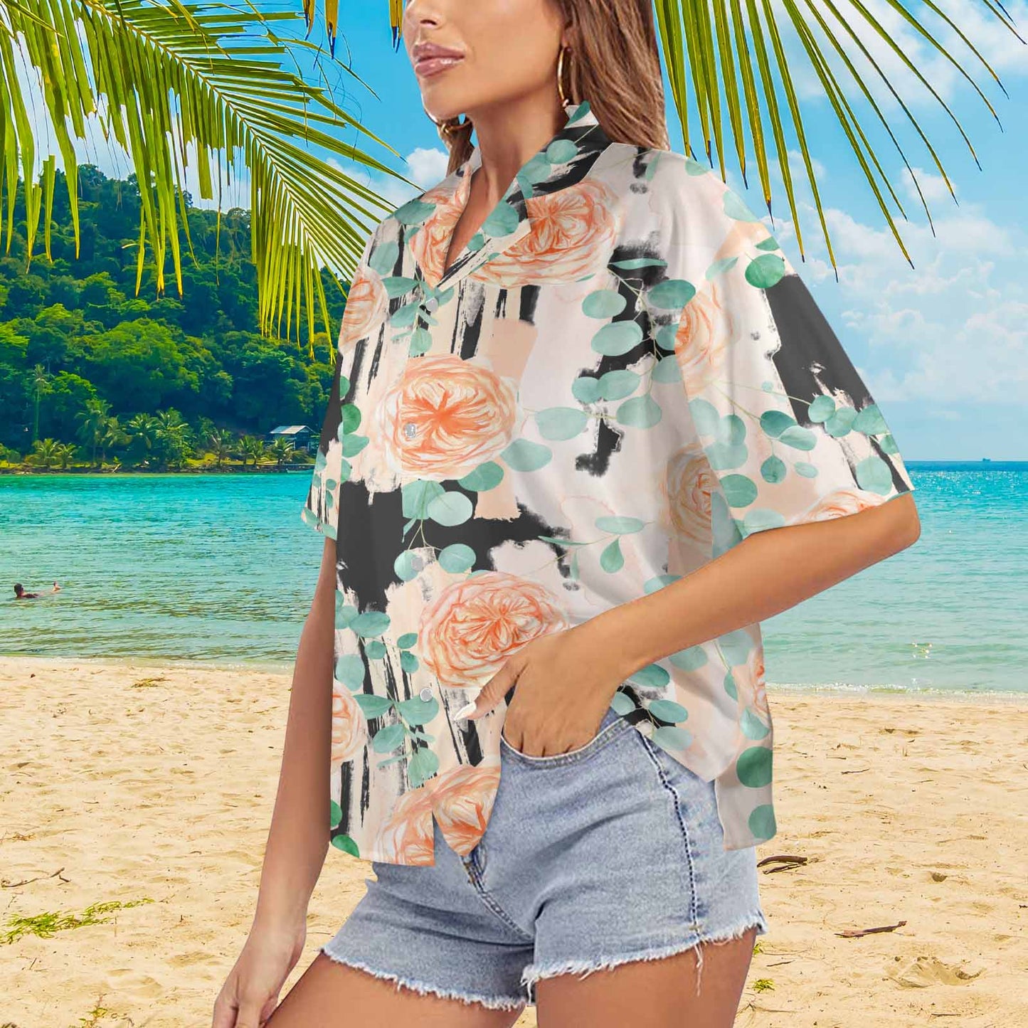 Rose Eucalyptus Women's Hawaiian Shirt