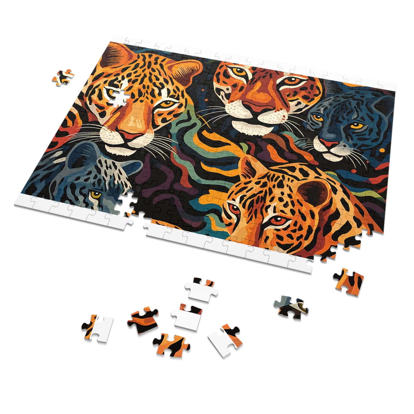 Jigsaw Puzzle, Leopard, Personalised/Non-Personalised (30, 110, 252, 500,1000-Piece)