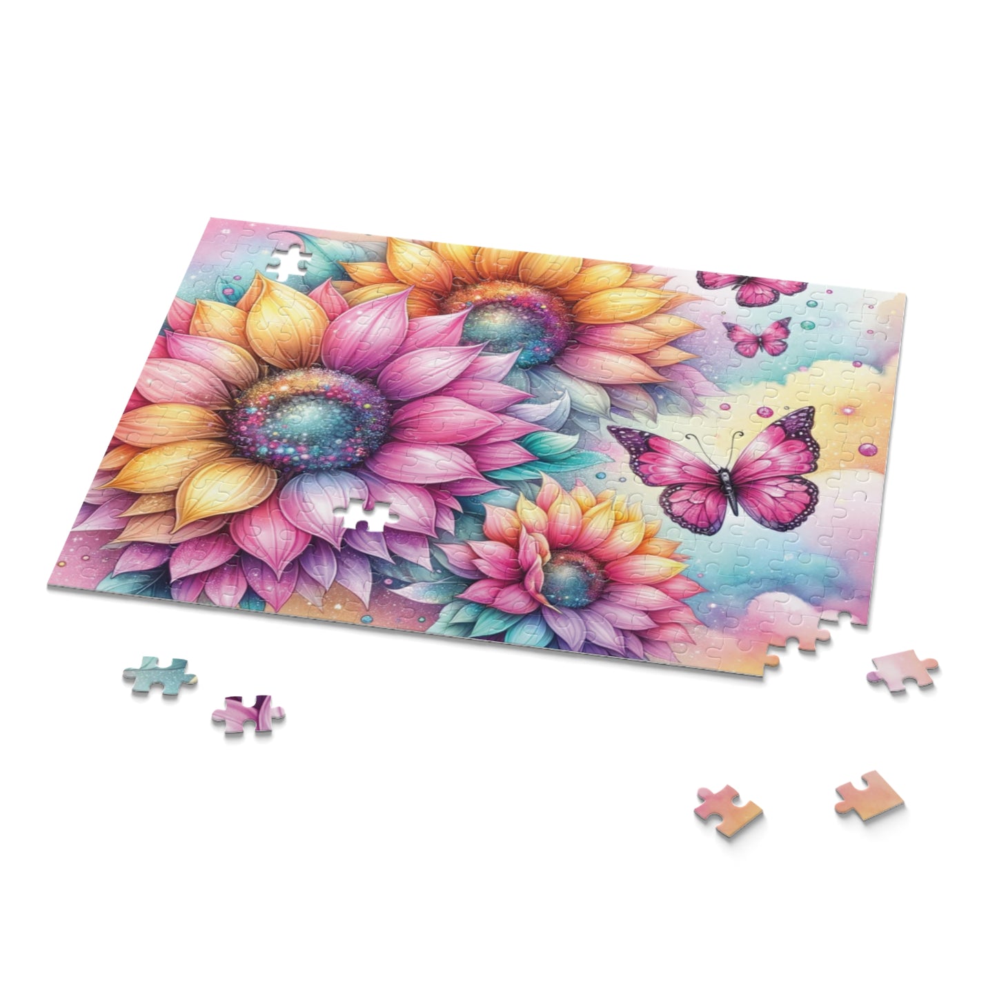 Puzzle,  Floral (120, 252, 500-Piece) awd-644