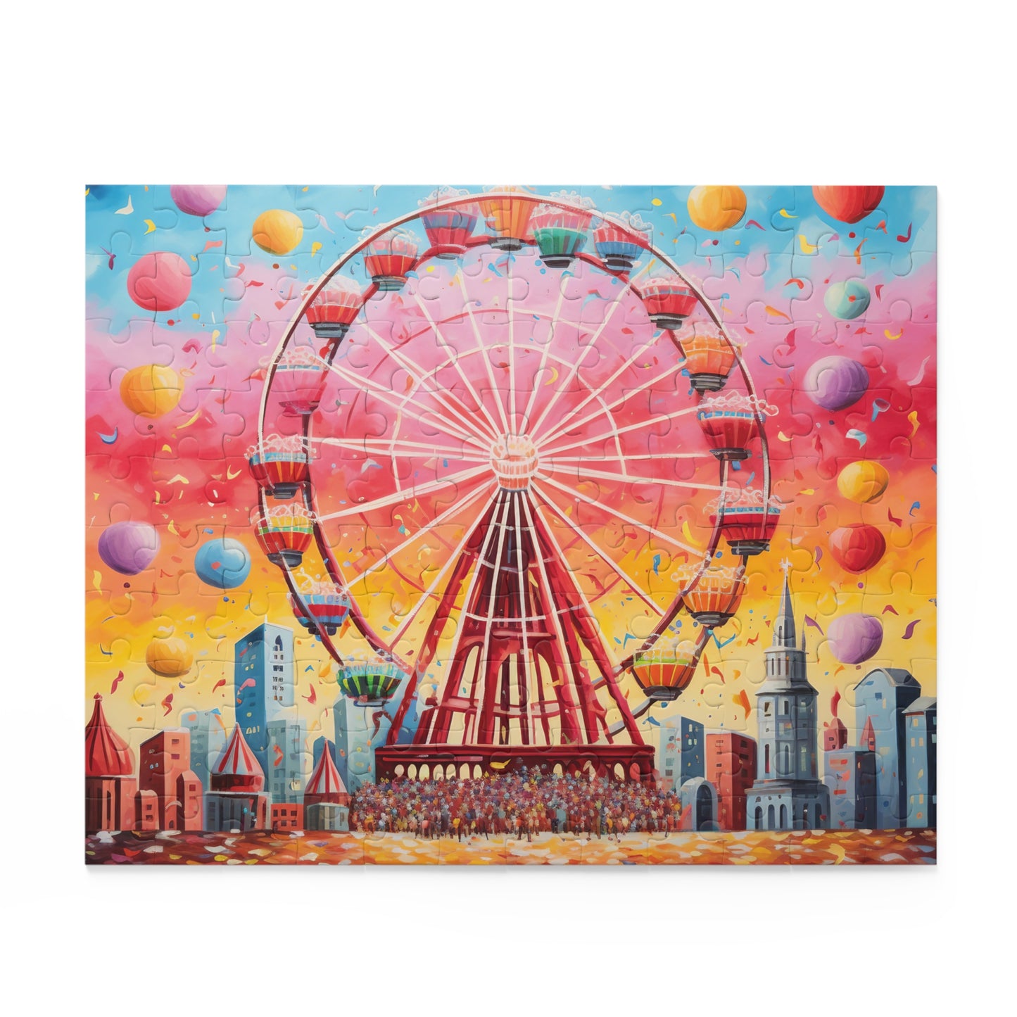 Personalised/Non-Personalised Puzzle, Carnival (120, 252, 500-Piece)