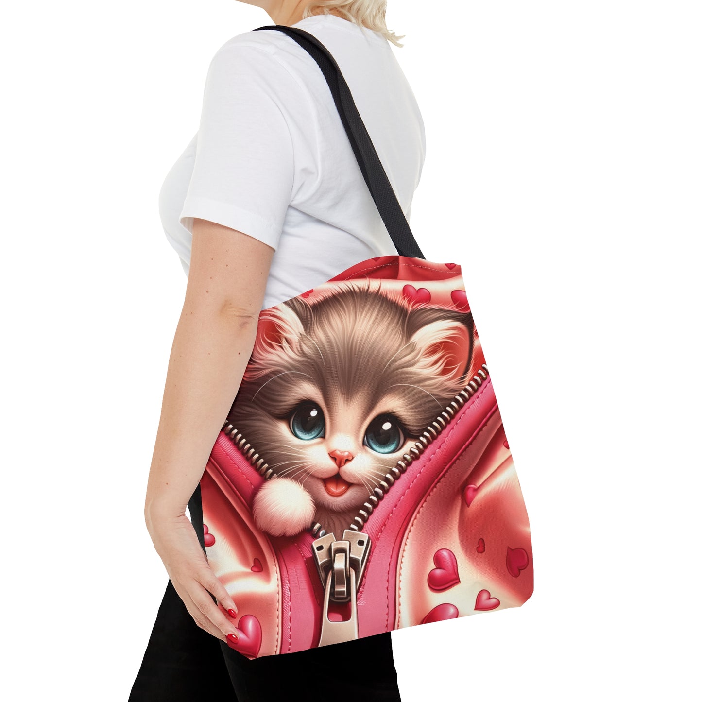 Tote Bag, Cat, Personalised/Non-Personalised Tote bag