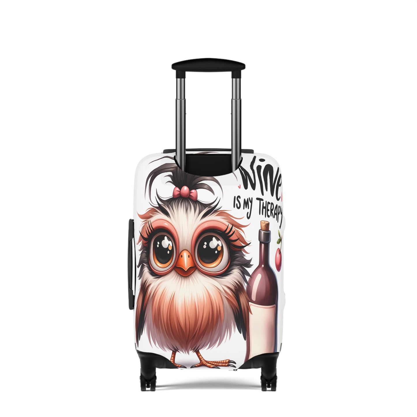 Luggage Cover, Wine Bird, Wine is my Therapy, awd-00033