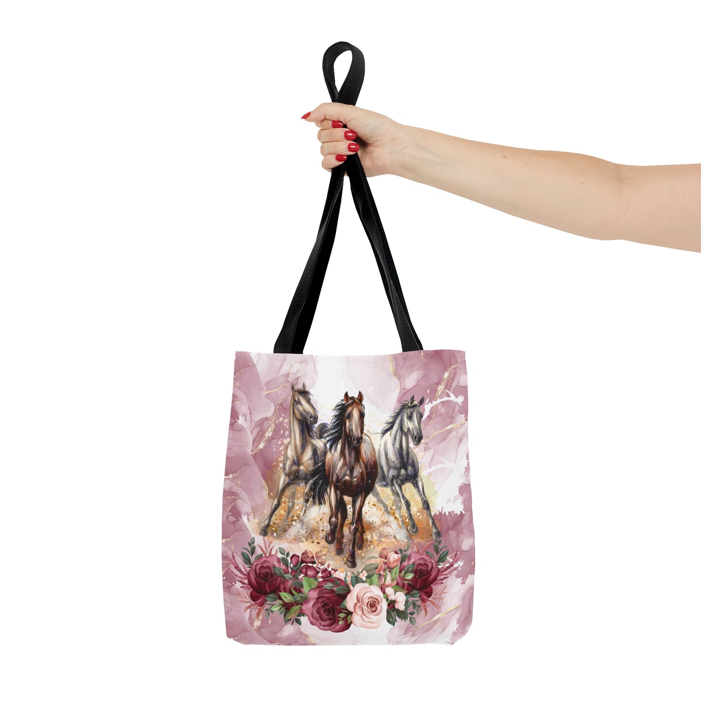 Tote Bag, Horses, Personalised/Non-Personalised Tote bag