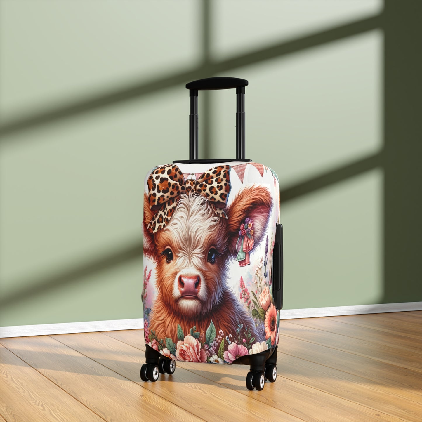 Luggage Cover, Highland Cow, awd-5003