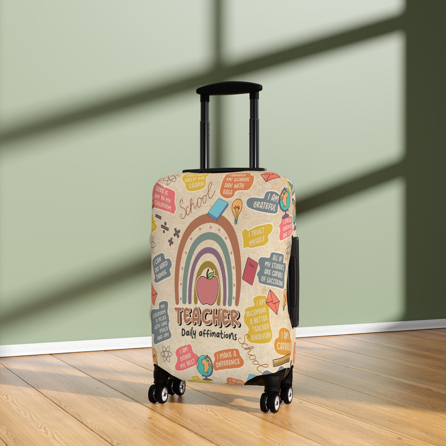 Luggage Cover, Teacher, Daily Affirmations, awd-1755