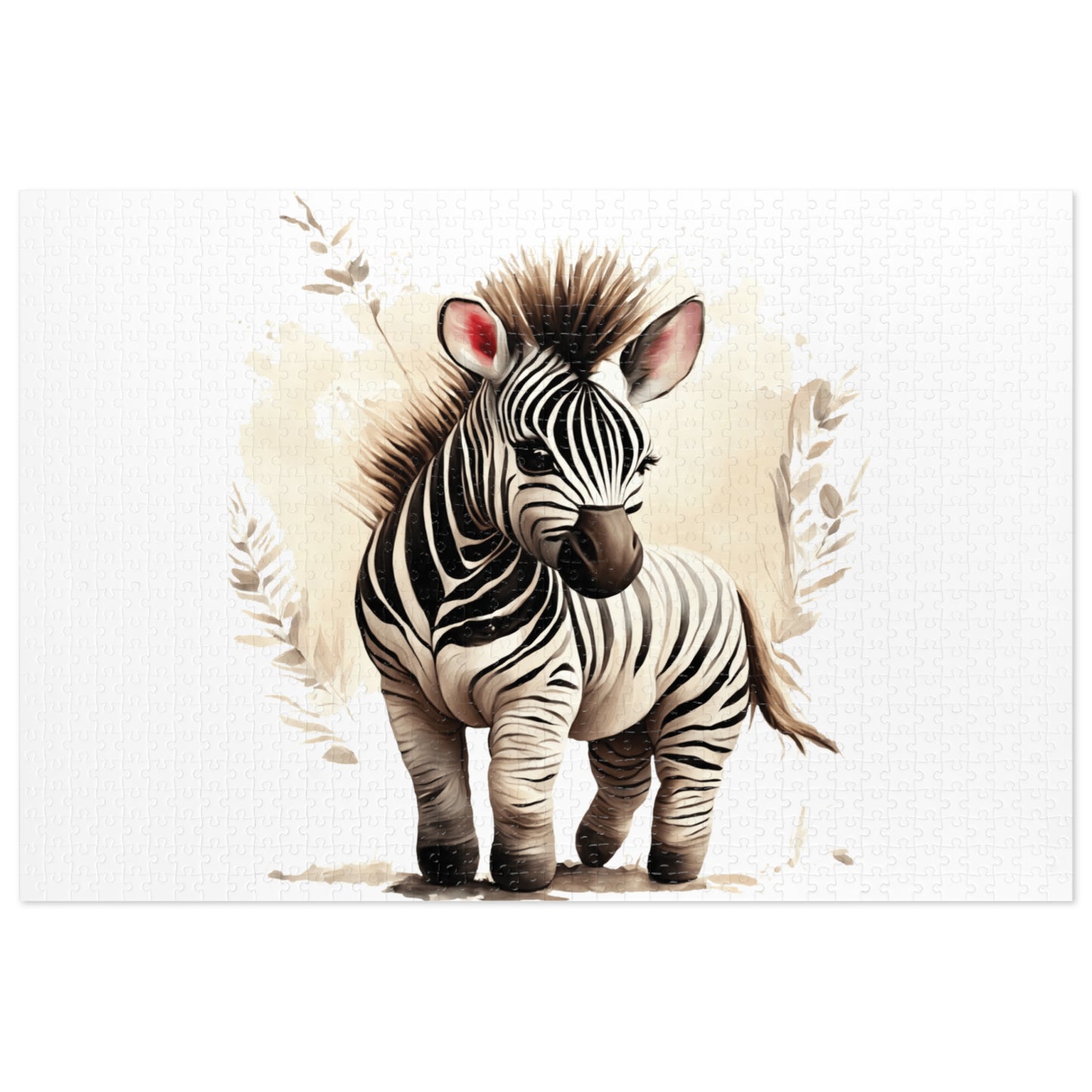 Jigsaw Puzzle, Zebra, Personalised/Non-Personalised (30, 110, 252, 500,1000-Piece)