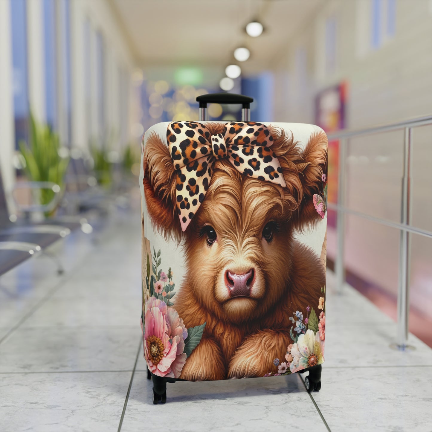 Luggage Cover, Highland Cow, awd-5010