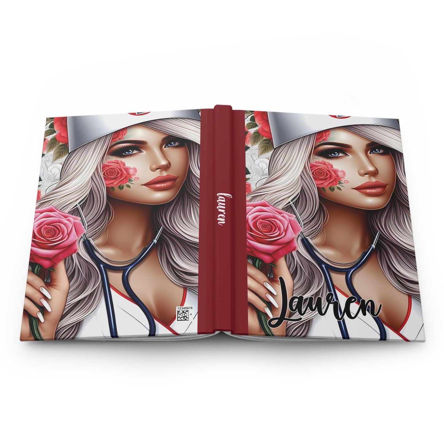 Personalised Hardcover Journal Matte, Nurse, awd-1435