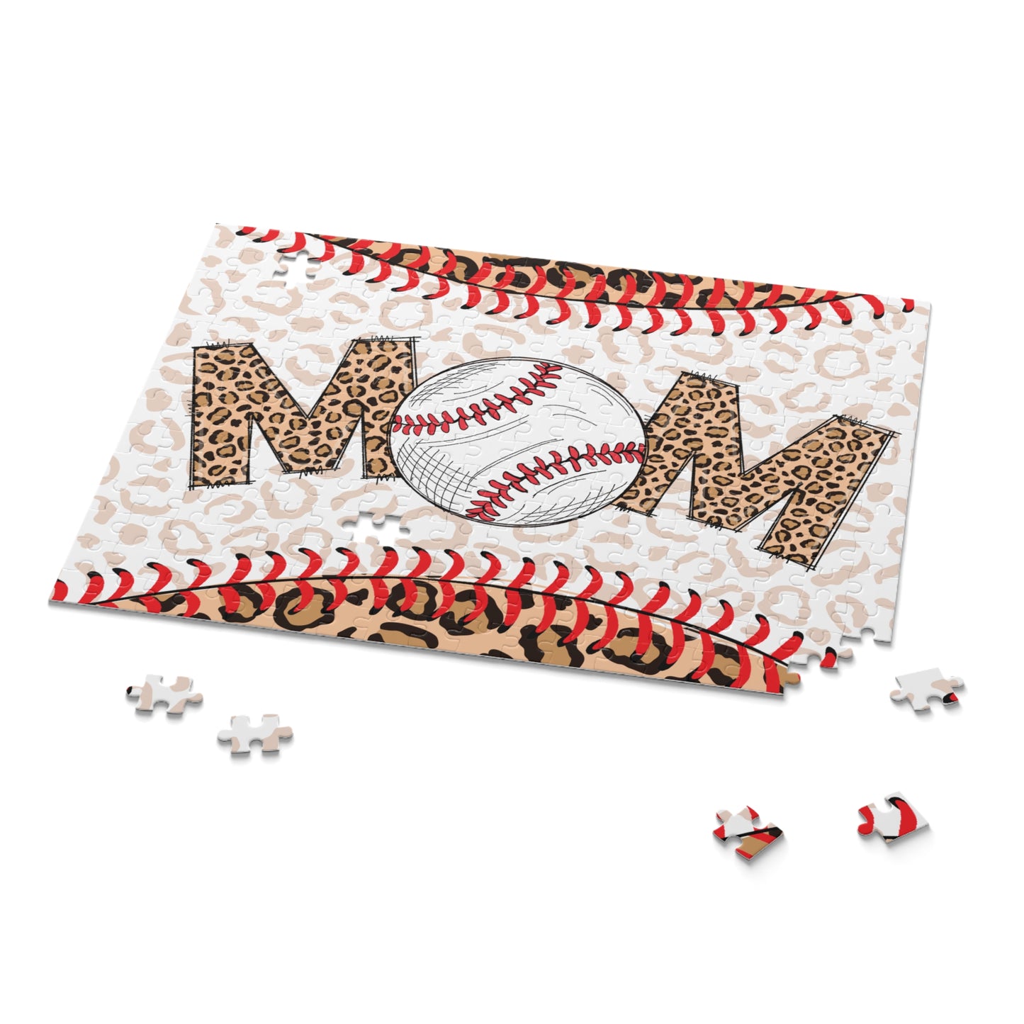 Personalised/Non-Personalised Puzzle, Softball Mom (120, 252, 500-Piece) awd-607