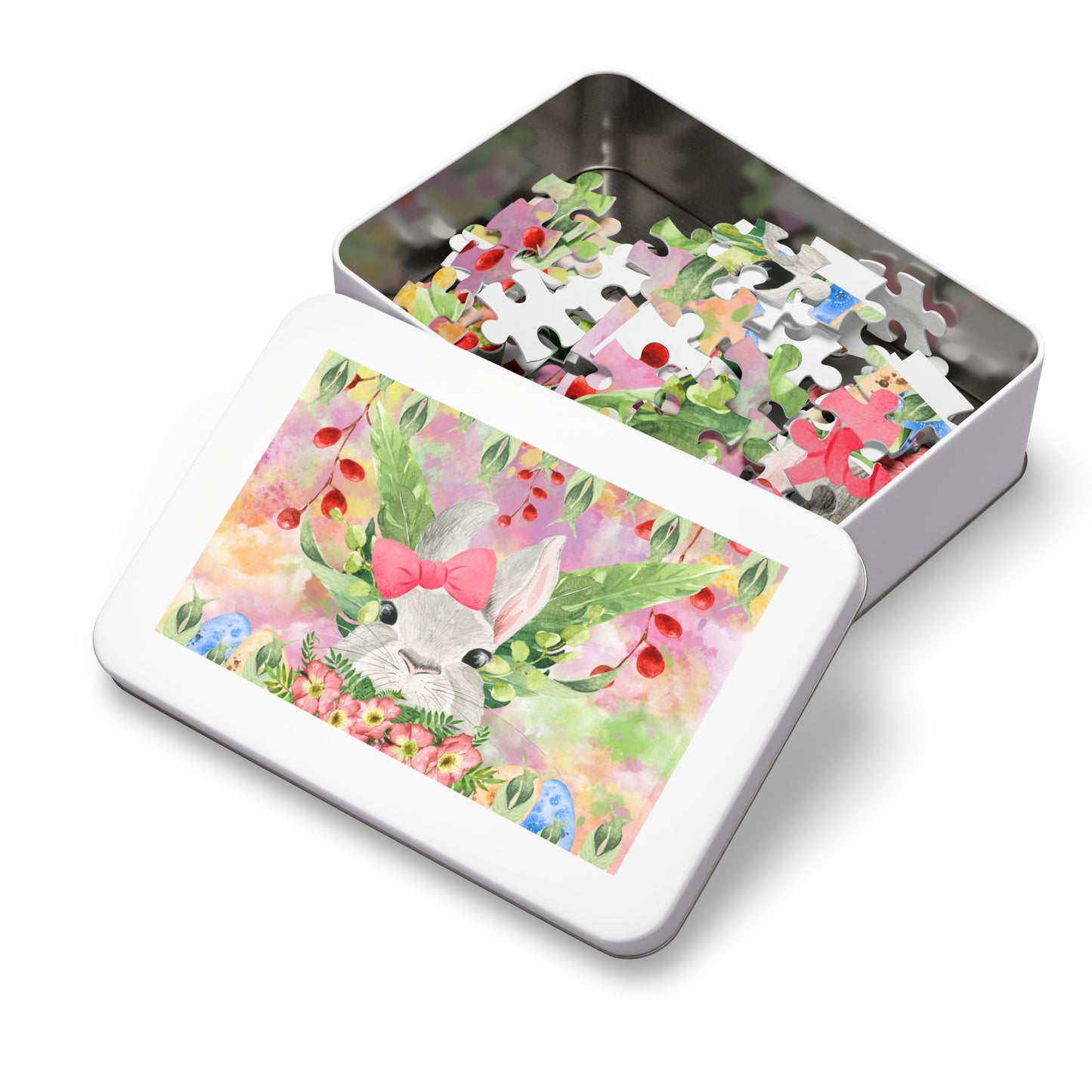 Puzzle, Easter, Rabbit, Personalised/Non-Personalised (30, 110, 252, 500,1000-Piece) awd-630