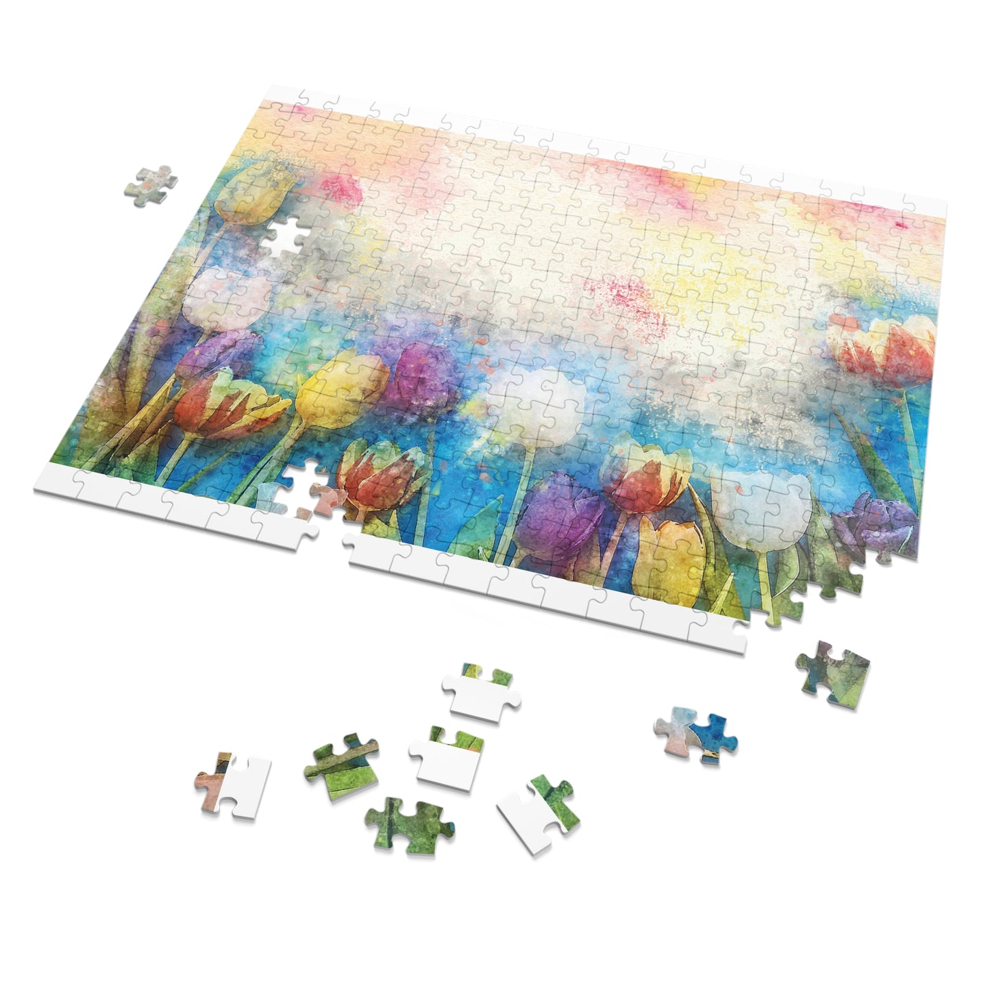 Jigsaw Puzzle, Floral, Personalised/Non-Personalised (30, 110, 252, 500,1000-Piece)