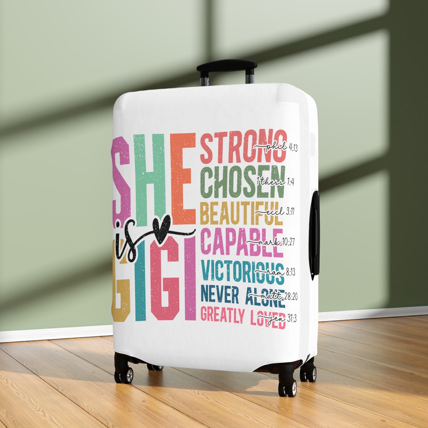 Luggage Cover, She is GiGi, awd-5019