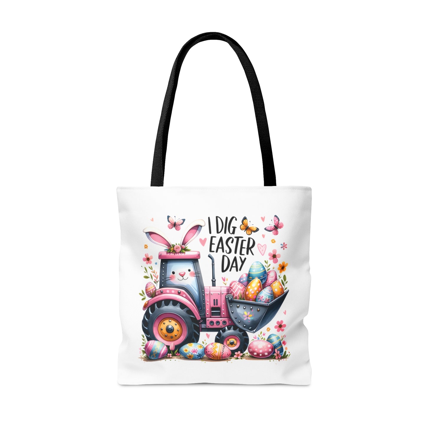 Tote Bag, Easter, Tractor, I dig Easter day Personalised/Non-Personalised Tote bag