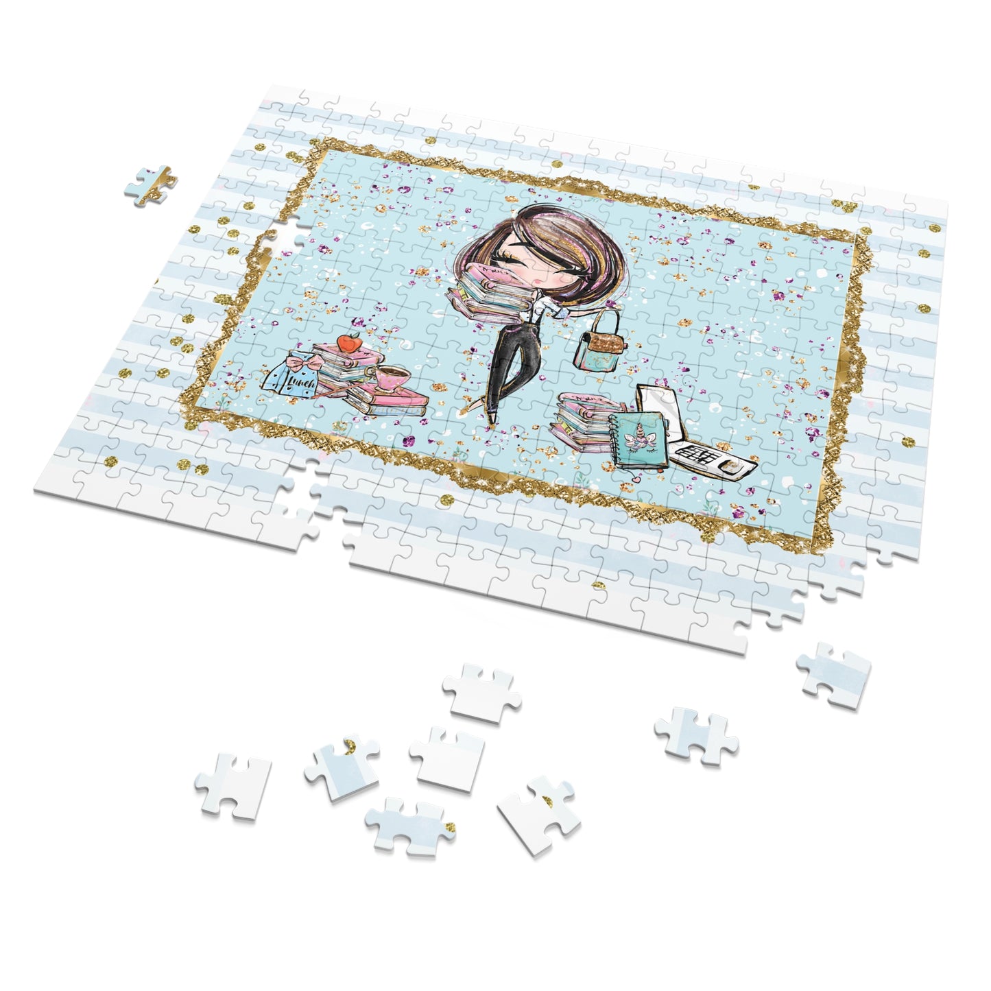 Jigsaw Puzzle, Teacher, Personalised/Non-Personalised (30, 110, 252, 500,1000-Piece)