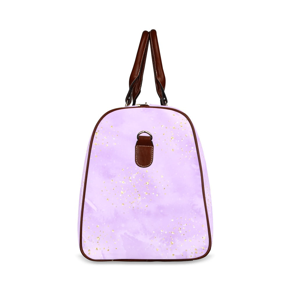 Purple Waterproof Travel Bag/Small (Model 1639)