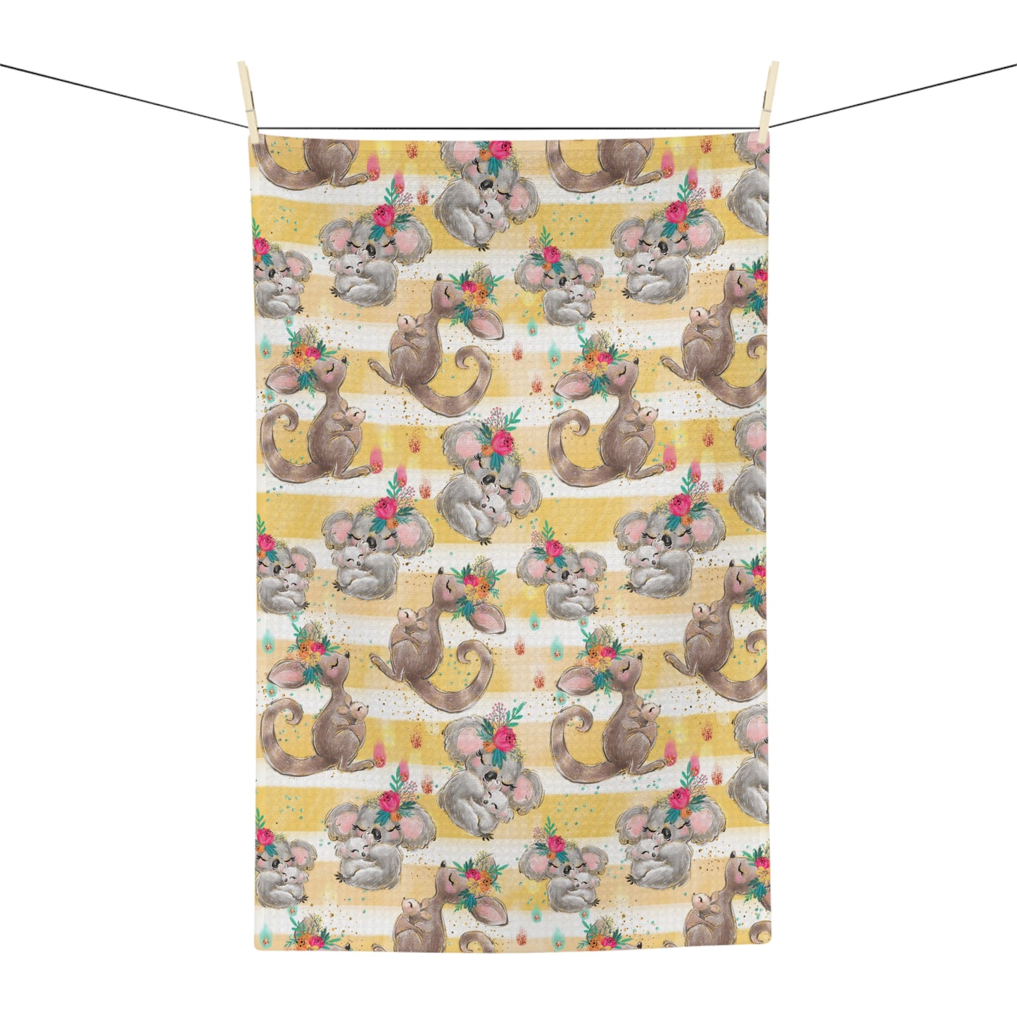 Microfiber Tea Towel Australian Animals