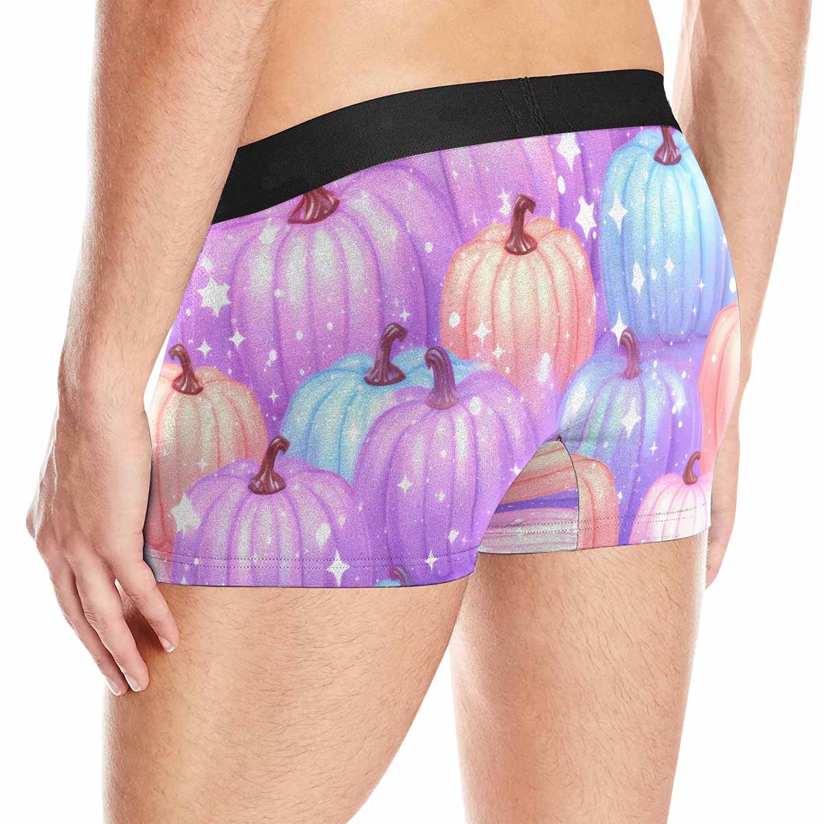 Pastel Pumpkin AUS Men's Boxer Briefs (Made In AUS)