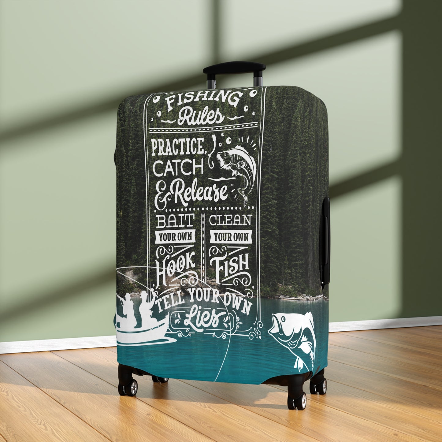 Luggage Cover, Fishing Rules, awd-513