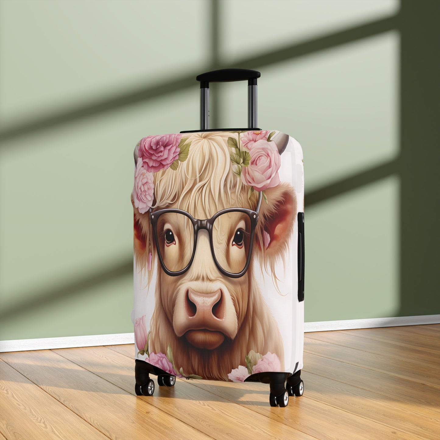 Luggage Cover, Highland Cow, awd-010