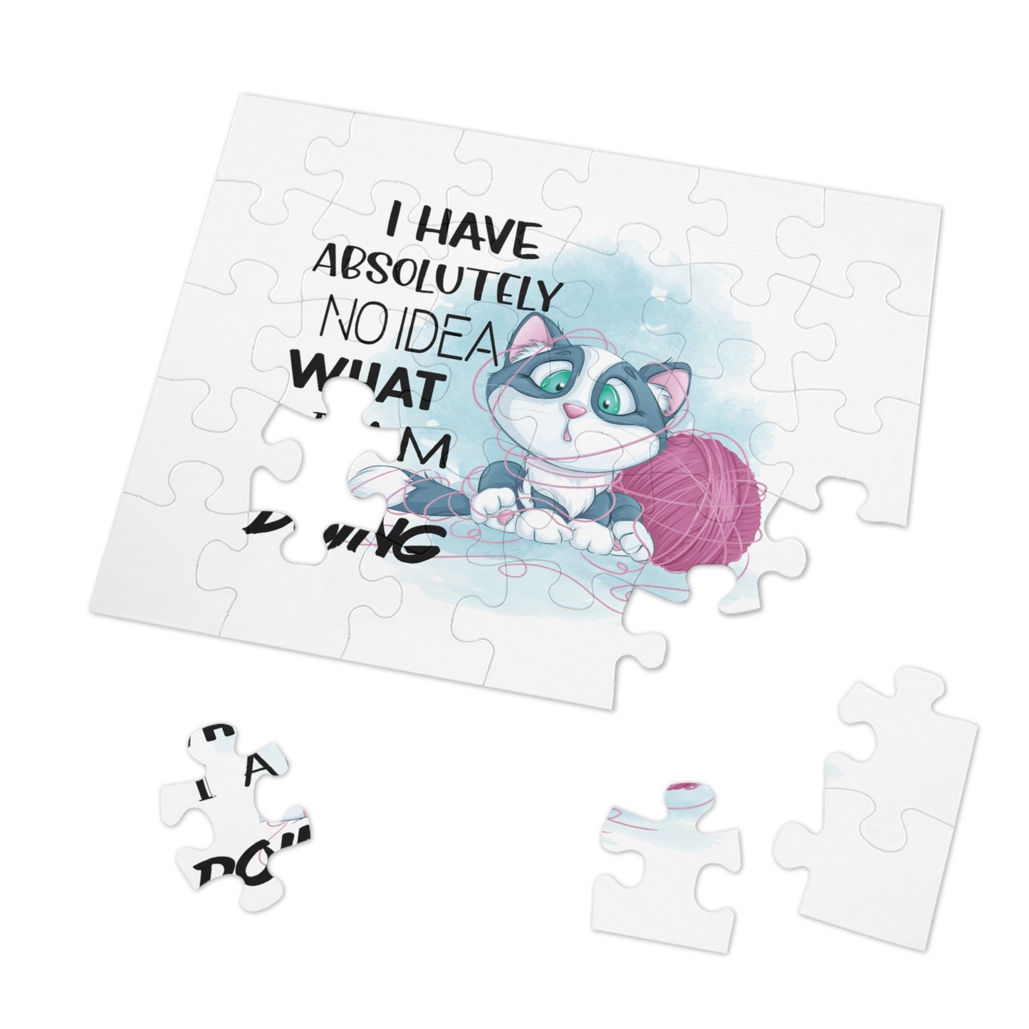 Jigsaw Puzzle, Cat, I have absolutely no idea what I am doing, Personalised/Non-Personalised (30, 110, 252, 500,1000-Piece)