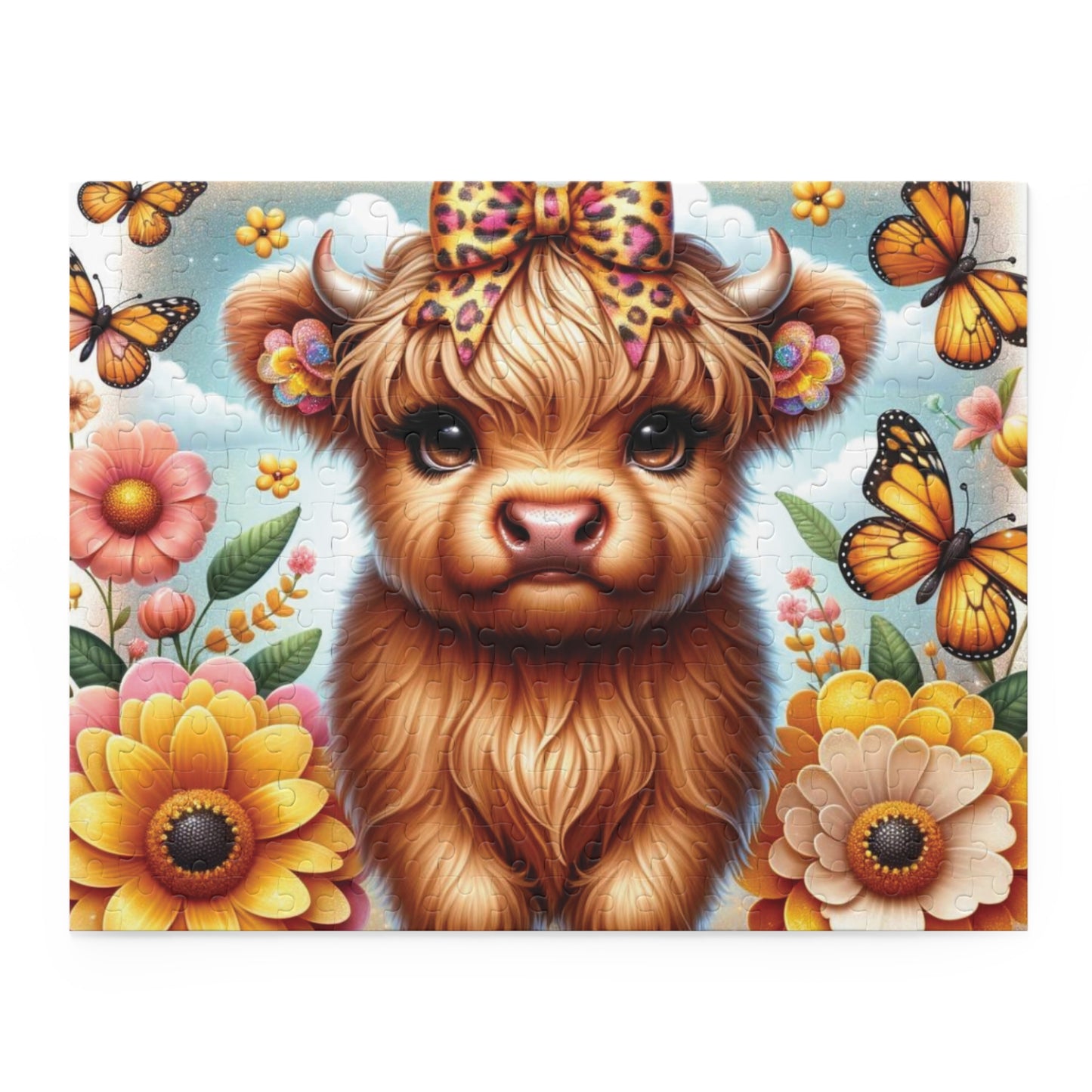 Puzzle,  Highland Cow (120, 252, 500-Piece) awd-658