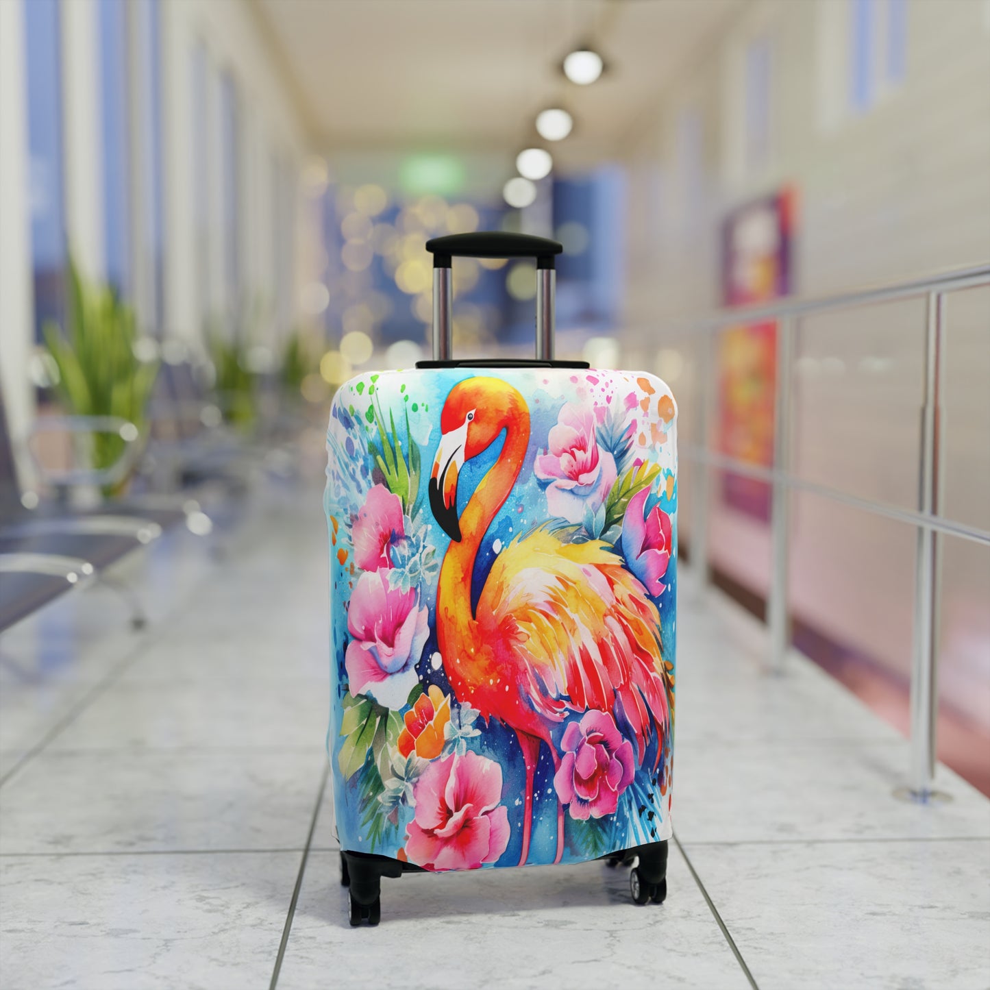 Luggage Cover, Flamingo, awd-242