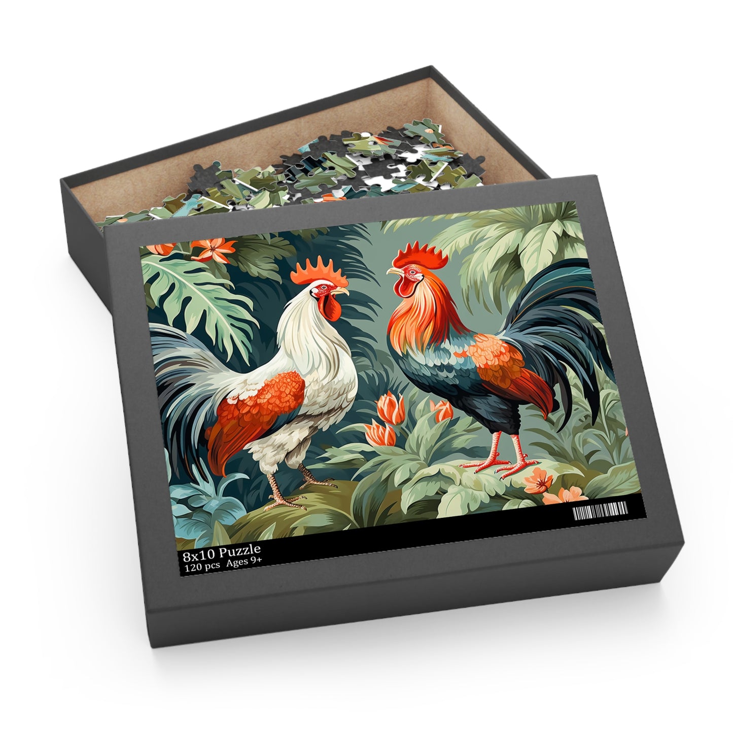 Personalised/Non-Personalised Puzzle, Chickens/Rooster (120, 252, 500-Piece)